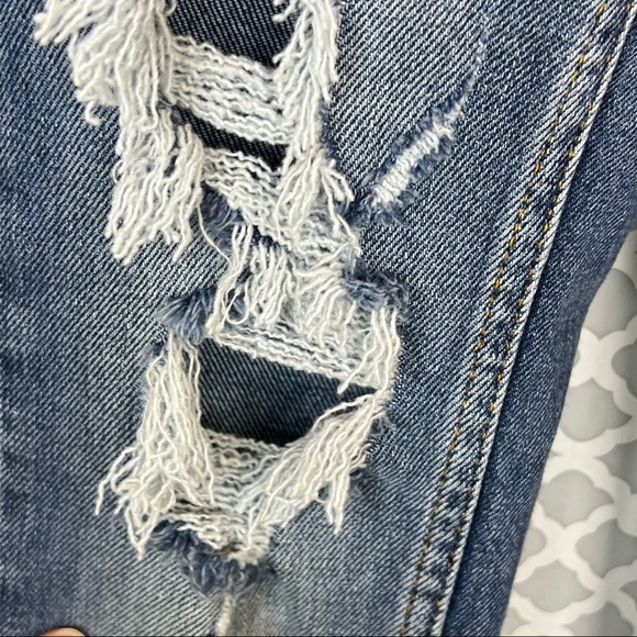 NWT Free People Blue Phoenix High Rise Ripped Skinny Jeans